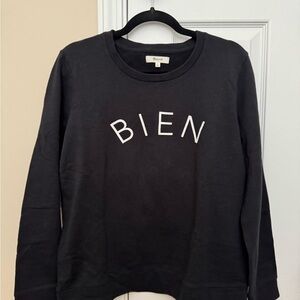 Madewell Black Crewneck Sweatshirt